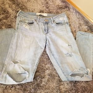 Abercrombie & Fitch distressed jeans